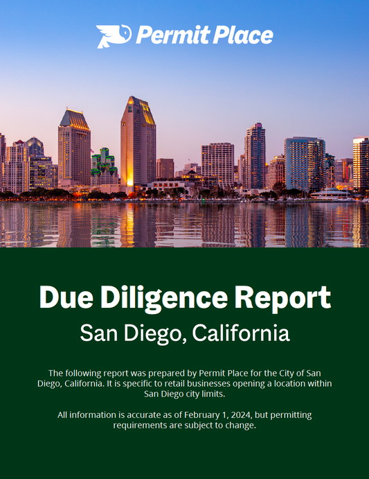 San Diego California Due Diligence Report